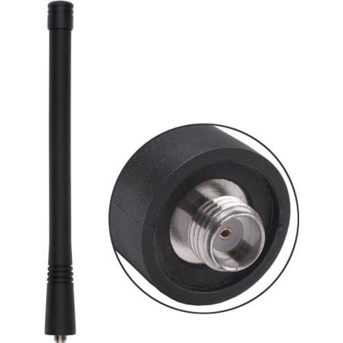 LAIRD 155-164 1/4 wave portable antenna for Kenwood and Uniden radios. 6" long. SFU connector. .