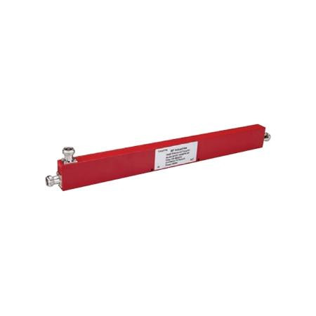 RF INDUSTRIES 698-2700 MHz Directional Coupler with N-Female Connector, 6 dB, Public Safety: IP65, Red