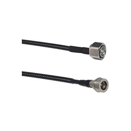 VENTEV 3' LMR-240 jumper with 4.3/10 male to QN male connectors. TESSCO WIRELESS SOLUTIONS LABEL.