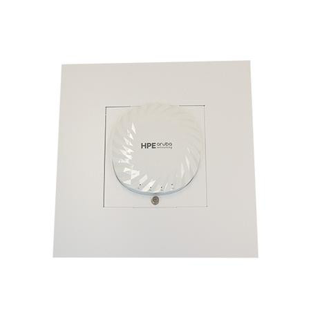 SKU V3-ID-CTEN-755 | Ventev Ceiling Tile Encl. for Aruba 755 Access Point. Incl. Ceiling Tile Encl. Base, 755 Door, 2ft T-Bar Strip, Hanger Wire, Locknut, and Firestop Grommet