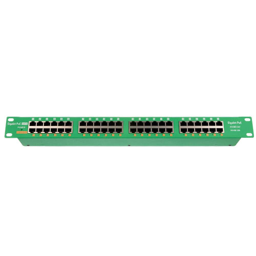 24 Port Gigabit 802.3at Active PoE Injector (Power Supply Sold Separately)