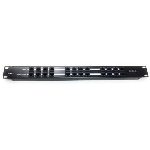 12-Port 10/100, Mode B, Rack Mount PoE Injector without Power Supply