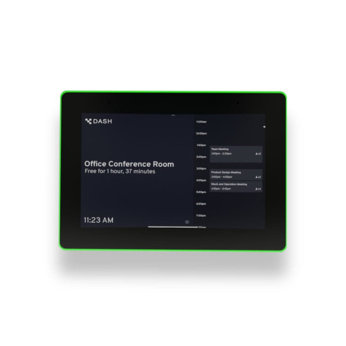 8" Touchscreen Room Scheduler with Highly Visible LED Ring