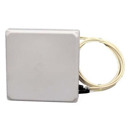 SKU 611751 | TERRAWAVE 2.4/5/6 GHz 4-Lead 6 dBi MIMO HD Patch Antenna with 36" Cables and N-Male Connectors. Includes 10" Strong Arm Mount (SAM)