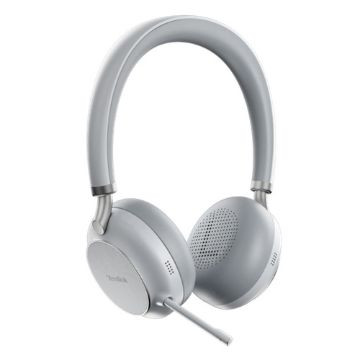 Yealink BH76-UC-GRY-C-WCS Premium Bluetooth Headset w/Charge Stand UC Gray USB-C