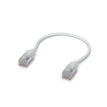Ubiquiti UACC-Cable-Patch-EL-C6A-0.15M-W UniFi Premium Patch Cable 0.15m White