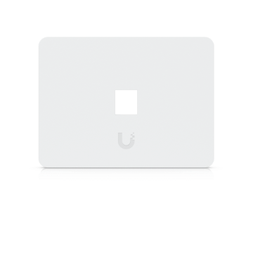 Ubiquiti UACC-WP-Keystone-H-1P Horizontal Universal Paintable Keystone Wall Plate 1-Port 4Pk