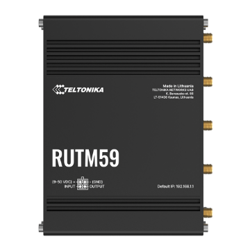 Teltonika RUTM59000000 Industrial Cellular Router 5G/LTE Cat19 3.4Gbps Dual SIM SA/NSA Backward Comp