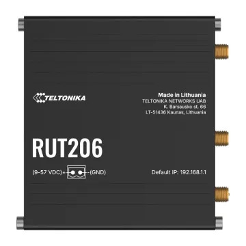 Teltonika RUT206020000 Industrial Cellular Router 4G/3G/2G Cat4 150Mbps WiFi WAN Failover