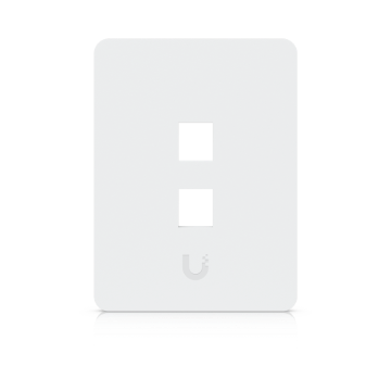 Ubiquiti UACC-WP-Keystone-V-2P Vertical Universal Paintable Keystone Wall Plate 2-Port 4Pk