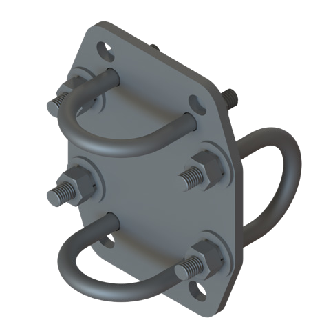 Sabre ARMUR Crossover Plate Kit - 2-7/8 in. to 3-1/2 in. OD Pipe. Manufacturer brochure illustration; selected configuration may vary.