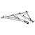 ROHN universal house bracket for use with 25G, 45G or 55G towers. Spacing adjustable from 18 - 36". .