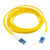 TE CONNECTIVITY Fiber Optic Patch Cord Duplex, Singlemode, LC/UPC to LC/UPC, yellow, 1M. .