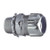 OMNION POWER Conduit Connector, Liquidtight, Straight, 3/4 ", Steel, Metallic - Zinc Finish, 41.28 mm . .