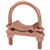 BURNDY Mechanical Grounding Connector, 2 Parallel Cables to Rod or Pipe, 4 AWG ( Sol.) - 2/0 AWG (Str.), 2-1/2 in Rod, 2-1/2 in Pipe