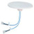 Ventev's TerraWave 600-960/1350-1550/ 1710-2700/3300-4000MHz 3/4/4/5dBi Omni-Directional Indoor Antenna with Two (2) 4.3-10 Female Connectors