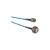 VENTEV BY RF INDUSTRIES 3 m TFT-402-LF low-PIM coaxial cable assembly with N Male Straight to 7/16 in DIN Male Straight.