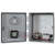 SKU V14126KO-8.5HC-T | Ventev 14X12X6 Polycarbonate H/C Encl. w/Key Lock, Solid Door. Incl. Backplate, Mounting Feet, Cord Grip, Qty (8) 0.5" Bulkhead Holes.Incl. TBar Mounting Plate