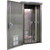 DDB UNLIMITED 16.98"H 29.5"W x 25"D Outdoor aluminum enclosure. NEMA Class Type 3R, 4, 4X. 19" or 23" rails. Front/ rear doors w/3pt lock. Cream. UL50 Rated