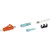 COMMSCOPE LazrSPEED OptiSPEED Pre-Radiused Keyed LC Connector for 900um & 1.6 mm fiber, simplex multi-mode Orange. MFC-LCR-KOR