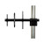 KP PERFORMANCE 880 MHz to 960 MHz Yagi Antenna, 7 dBi, 36in LMR400 pigtail coax with Type N Female Connector, Adjustable Polarization Pro-Series