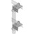 COMMSCOPE Crossover Angle Kit 2.38" OD to 2.88" OD pipe. Includes angels and U-Bolts.
