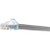 COMMSCOPE Uniprise Ultra 10 Category 6A U/UTP Patch Cord, Snagless, Gray Jacket, 1 foot