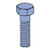 Unistrut 3/8in x 2-1/2in Galvanized Hex Head Screw