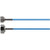 VENTEV BY RF INDUSTRIES 1 m TFT-402-LF low-PIM coaxial cable assembly with 4.3-10 Male Straight to 7/16 in DIN Male Straight.