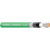 SOUTHWIRE TelcoFlex III Central Office Power Cable, 2 AWG, Single Conductor, Class B Strand with Braid, LSZH, 600 Volts, Green