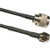 VENTEV 12" TWS-195 Antenna extension cable with N male to SMA male Includes heat shrink.