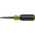 KLEIN TOOLS 3/8", 5/16" and 1/4" nut drivers, #1 and #2 Phillips, 1/4" and 3/16" slotted, T10 and T15 TORX, and #1 and #2 square recess.