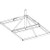 ROHN 1-1/4" x 59.50" Mast for non- penetrating Roof Mount. 16 GA galvanized steel. FRM Series.