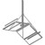 COMMSCOPE Non-Penetrating Peak Roof Frame. Fits masts OD 2-3/8" to 4-1/2". Custom. Order Mast and concrete blocks seperately.