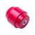 HARGER 1-3/4" X 1-1/2" Round insulator, red, steel insert. Thread size 5/16"-18. 1500 volts.