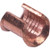 BURNDY copper compression C-Tap. #8 main to #8-#10 Tap or #6 main to #10-#12 tap.Gray die W4CVT. Die Index 8. .