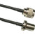 VENTEV 18" TWS-100 Antenna extension cable with N male to N Bulkhead female Includes heat shrink.