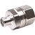 COMMSCOPE DIN Female Positive Stop connector for AVA, AL, LDF & VXL7-50 1-5/8" foam cable. Trimetal plated body, captivated silver center pin.
