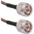 WIRELESS SOLUTIONS Jumper. Made from RG142/P, 4 feet long with N-Male on each end.