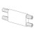 ULTRAWELD standard mold for parallel connection of 1/0 strand to 1/0 strand ground wire. Requires MH-1 handle clamp and UMW90 weld metal.
