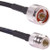 WIRELESS SOLUTIONS 3' Jumper made of LMR 400 Fire Retardant cable with N male (14515) and N Female (44728) connectors