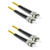 OPTIMUM FIBEROPTICS LC-FC singlemode duplex jumper. 9/125 OFNR 3m.