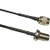 WIRELESS SOLUTIONS 18" TWS-100 Antenna extension cable with RPTNC Plug (F center pin) to N Bulkhead Jack (F Center pin). Includes heat shrink.