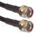 WIRELESS SOLUTIONS 3' Jumper. Made of Times LMR-400DB coaxial cable with N Male (380078) connectors on each end. 0.30dB loss at 2 GHz.