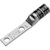 BURNDY Two-hole standard barrel narrow tongue copper compression terminal. 1/4" stud size, 5/8" hole spacing. Die index 10. Brown die.