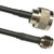 VENTEV 3' TWS-195 Antenna extension cable with N male to RPSMA male. Includes heat shrink.