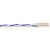 SUPERIOR/ESSEX 1 pair, 24AWG solid bare copper, cross-connect wire. Pair color blue/white. 1000' spool.