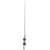 TELEWAVE 405-440 MHz fiberglass collinear antenna. Omni, 6.2dB gain, 500 watt. Direct N female term. Includes jumper w/ N male term. & ANTC483 Clamp.