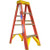WERNER 4' Step Ladder. 300' lb capacity, extra heavy duty. Bright Orange. ANSI type 1A Fiberglass