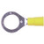 3M vinyl insulated ring terminal with brazed seam. For wire sizes 12-10 ga. and 1/2" stud. 1 of 51948